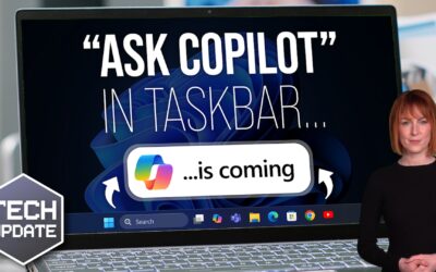 “Ask Copilot” is coming to your Taskbar (but only if you want it to)